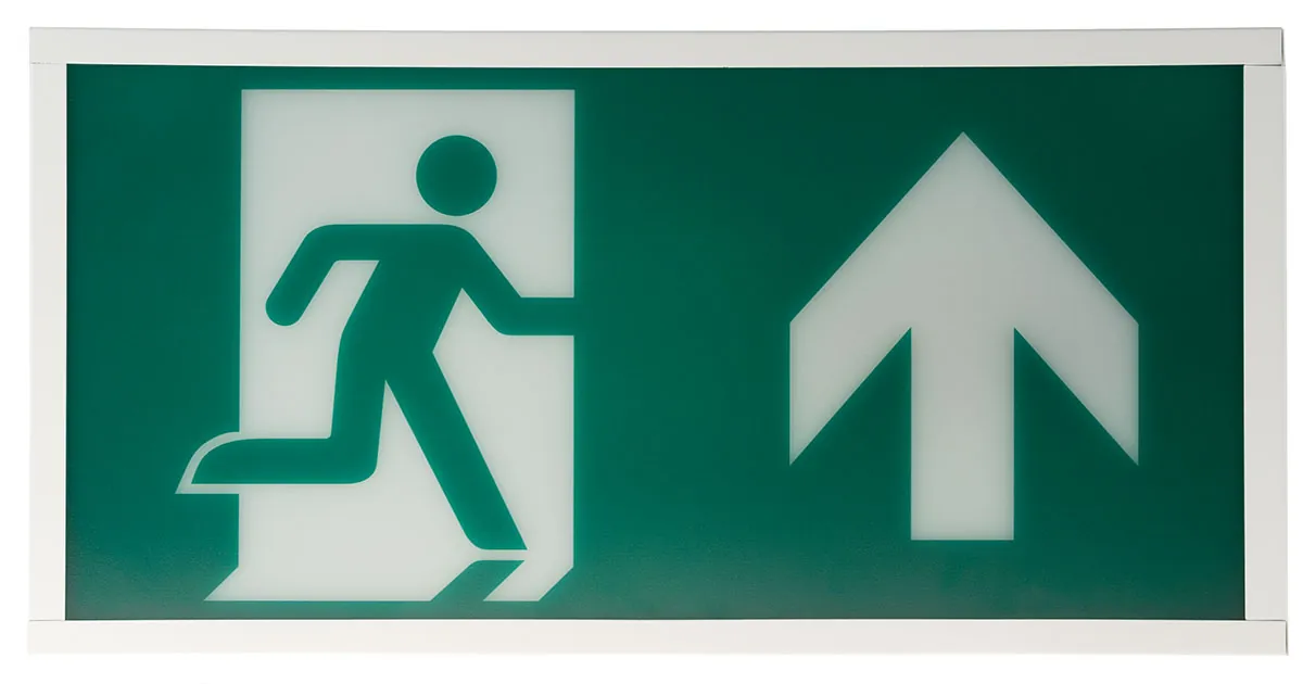 SPEEDY BOX Emergency LED Exit Sign Boxes